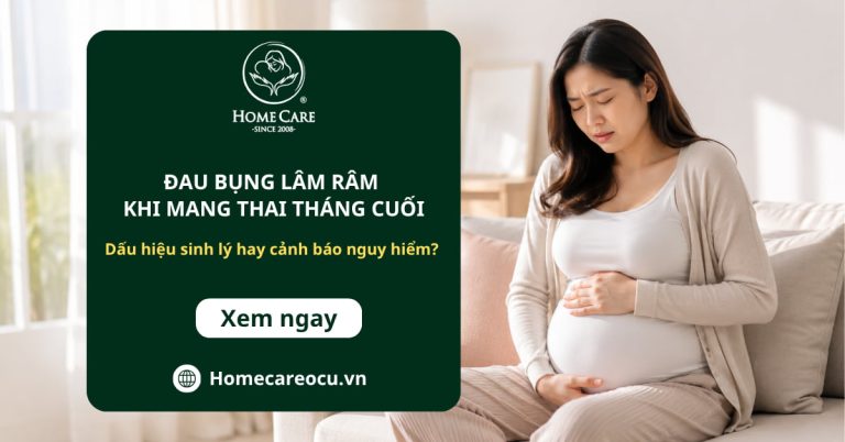 Đau bụng lâm râm khi mang thai tháng cuối: Dấu hiệu sinh lý hay cảnh báo nguy hiểm?