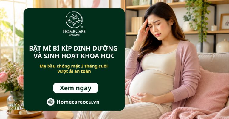 Bí kíp dinh dưỡng và sinh hoạt khoa học giúp mẹ bầu chóng mặt 3 tháng cuối vượt ải an toàn