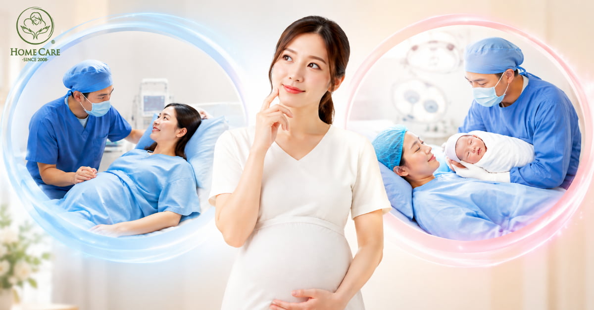 Đẻ thường hay đẻ mổ tốt hơn?