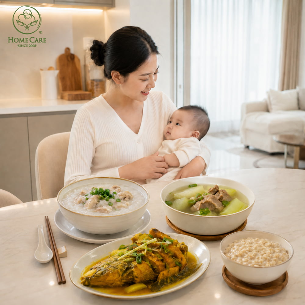 Nhóm thực phẩm lợi sữa