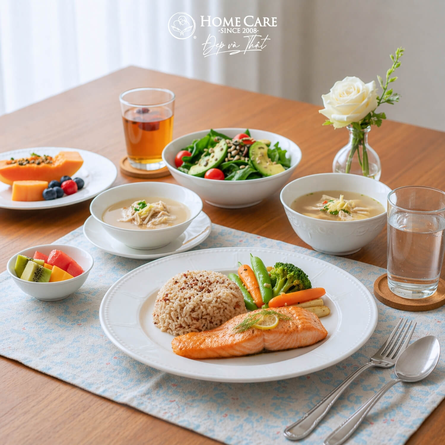 Thực đơn ở cữ cá nhân hóa cho mẹ tại Home Care Luxury