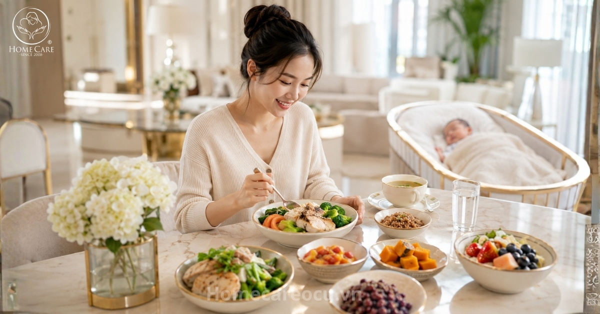 thuc-don-o-cu-30-ngay-cho-me-sau-sinh