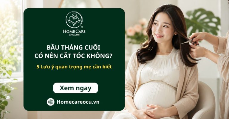 Bầu tháng cuối có nên cắt tóc không? 5 Lưu ý quan trọng mẹ cần biết