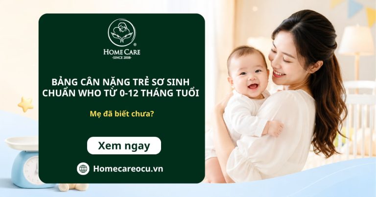 Bảng cân nặng trẻ sơ sinh theo từng tháng chuẩn WHO: Mẹ đã biết chưa?