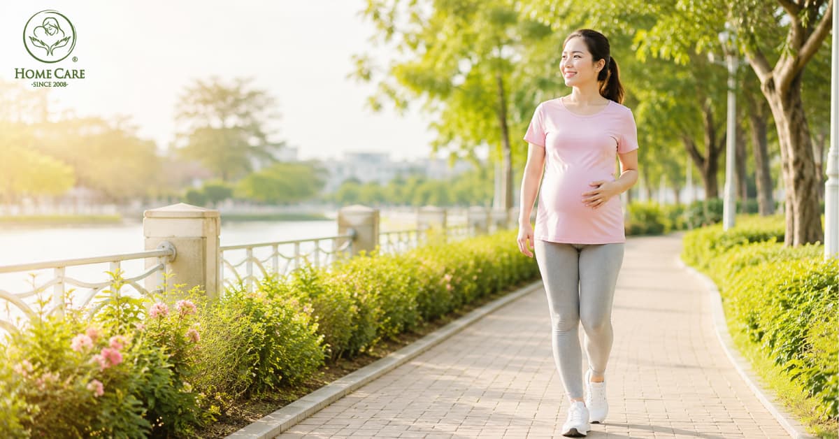 Giải đáp thắc mắc: Bầu tháng cuối có nên đi bộ nhiều không?