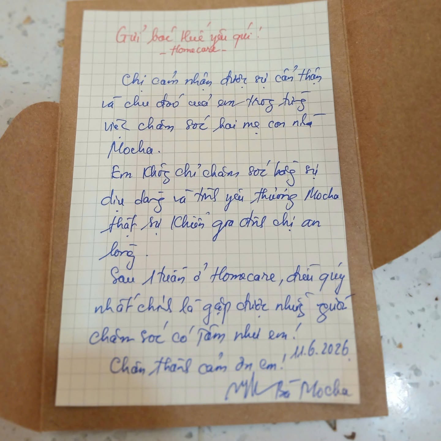 💌 Gửi Bác Huế “Yêu Quý” – Điểm tựa bình an cho cả gia đình
