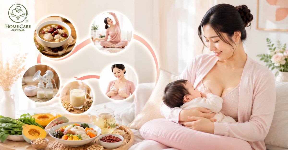 Bỏ túi 5 cách gọi sữa về sau sinh mổ đơn giản, hiệu quả tại nhà