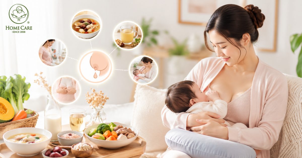 Mách mẹ 5+ cách gọi sữa về sau sinh thường hiệu quả tại nhà