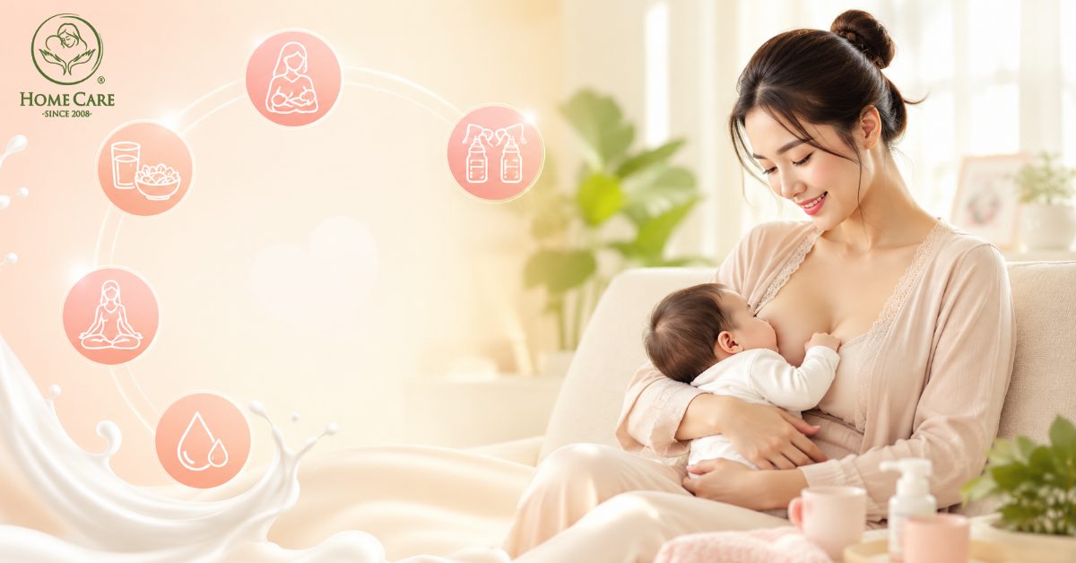 Mách mẹ 5 + cách gọi sữa về nhanh sau sinh hiệu quả tại nhà