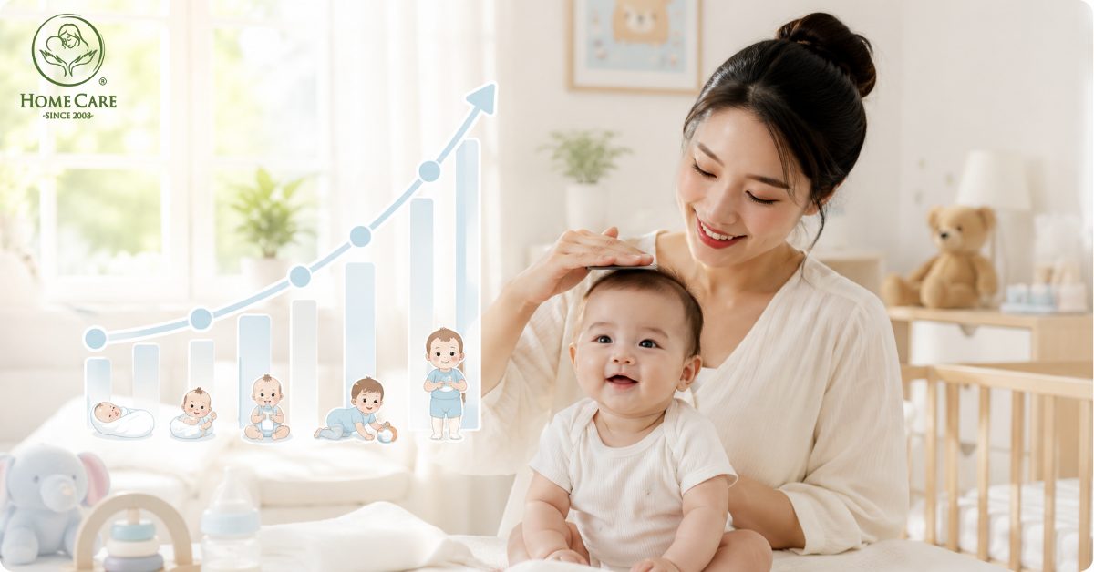 Bảng chiều cao cân nặng trẻ sơ sinh từ 0-12 tháng tuổi chuẩn WHO