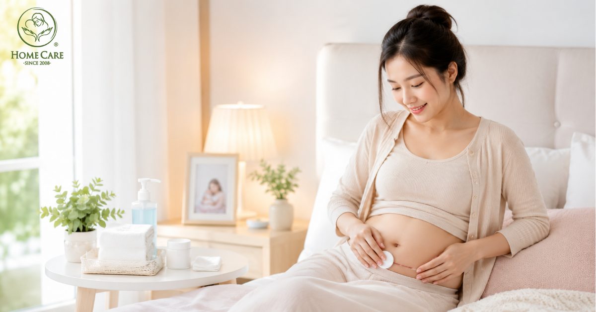 Bật mí bí quyết chăm sóc vết mổ sau sinh từ A-Z cho mẹ bỉm