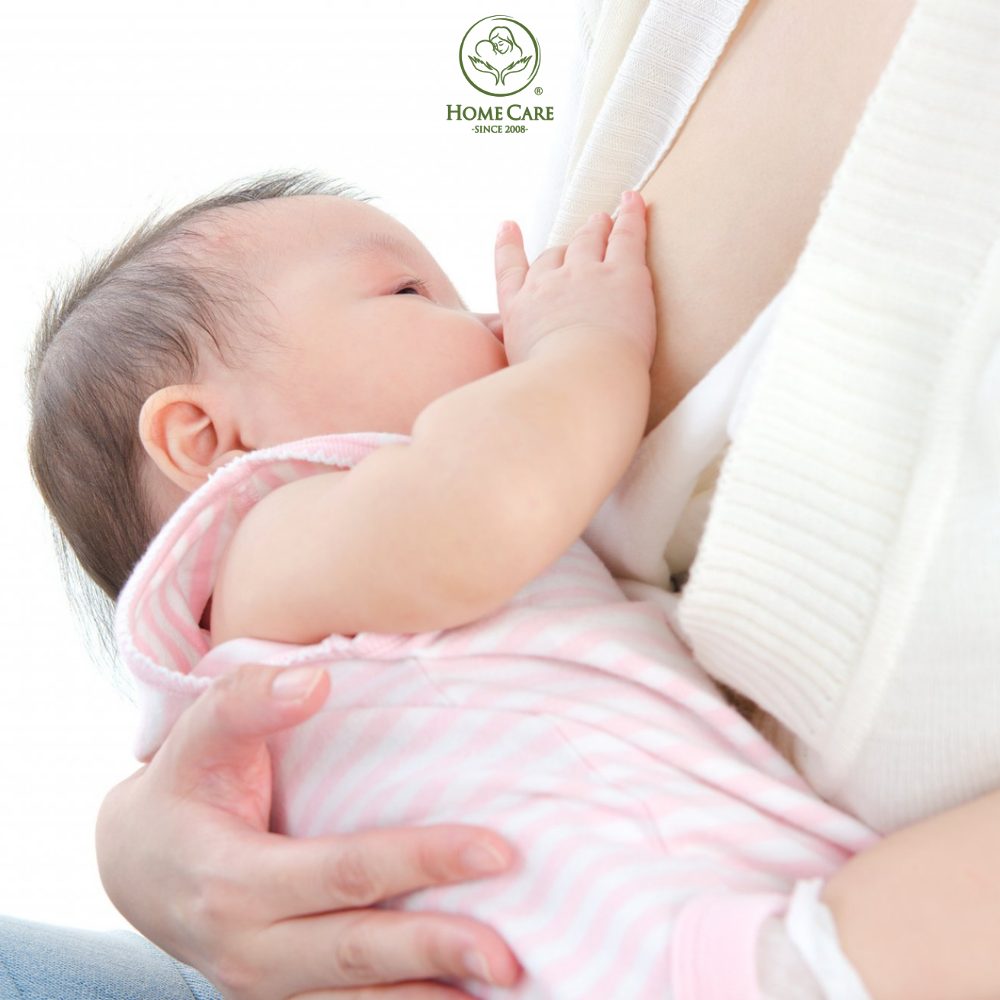 Cho bé bú sớm và bú thường xuyên