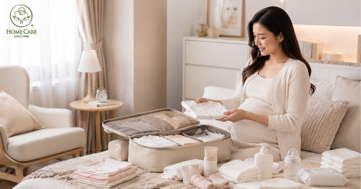 Checklist danh sách đồ đi sinh cho mẹ và bé đầy đủ từ A-Z