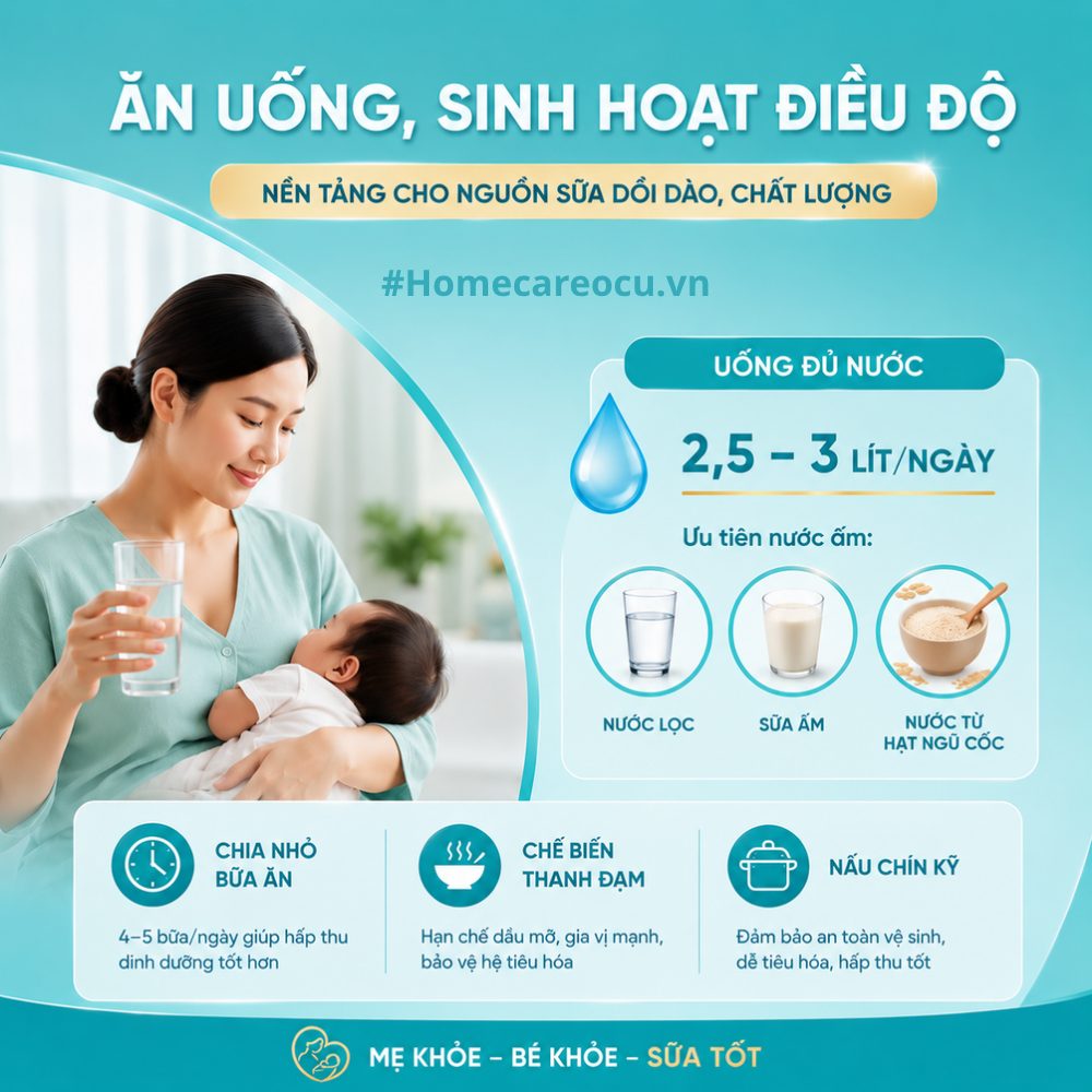 Ăn uống, sinh hoạt khoa học, điều độ