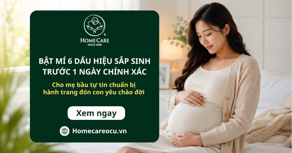 Bật mí 6 dấu hiệu sắp sinh trước 1 ngày chính xác cho mẹ bầu tự tin chuẩn bị hành trang đón con yêu chào đời