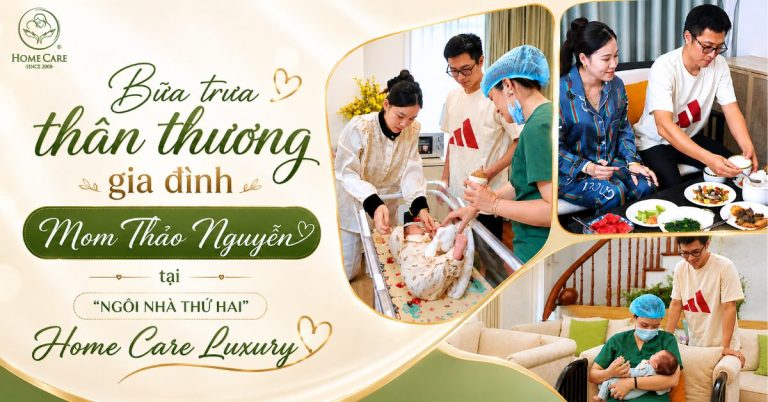 Mâm cơm ở cữ gắn kết tình thân của gia đình Mom Thảo Nguyễn