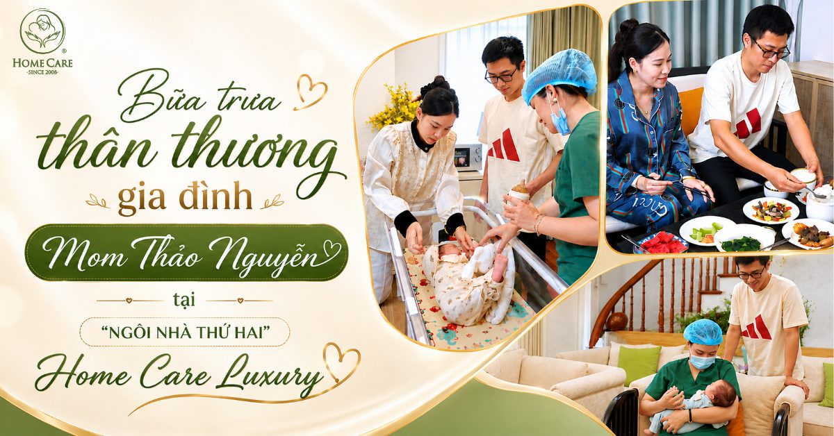 Mâm cơm ở cữ gắn kết tình thân của gia đình Mom Thảo Nguyễn