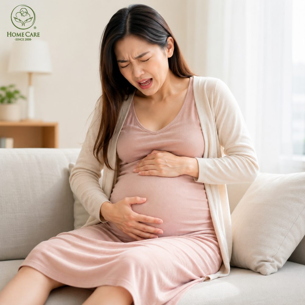 Xuất hiện các cơn gò tử cung thường xuyên hơn