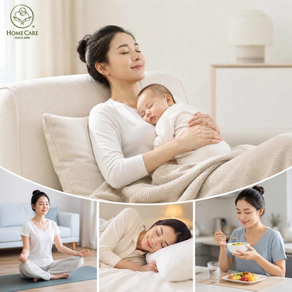 Ngủ đủ giấc, nghỉ ngơi hợp lý và duy trì tinh thần thoải mái
