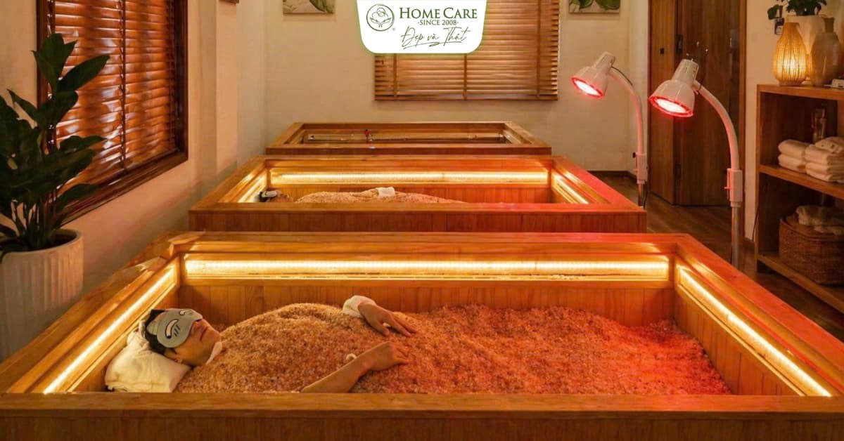 Detox ủ muối Himalaya giúp mẹ đào thải độc tố