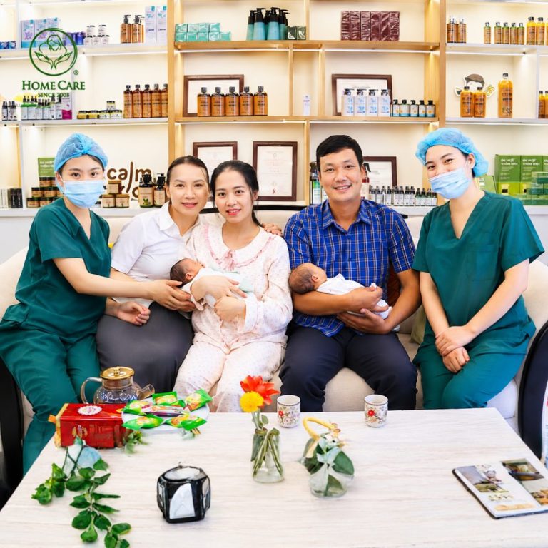 Review ở cữ 17 ngày gia đình bé sinh đôi Bắp & Bơ tại Home Care