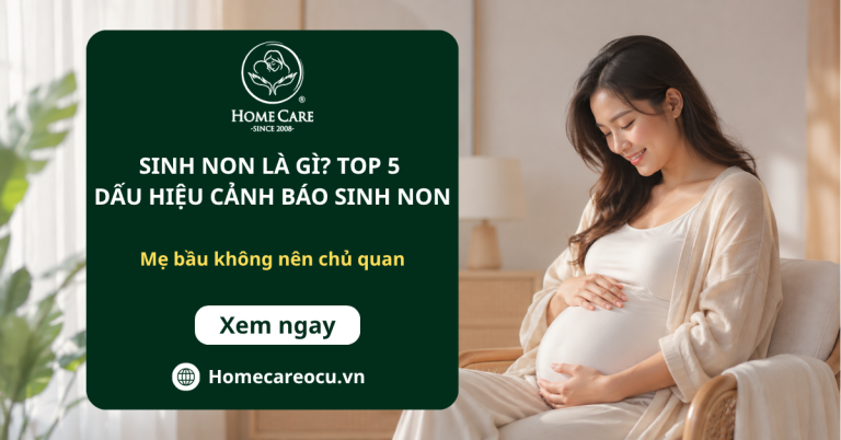 Sinh non là gì? Top 5 dấu hiệu cảnh báo sinh non mẹ bầu không nên chủ quan