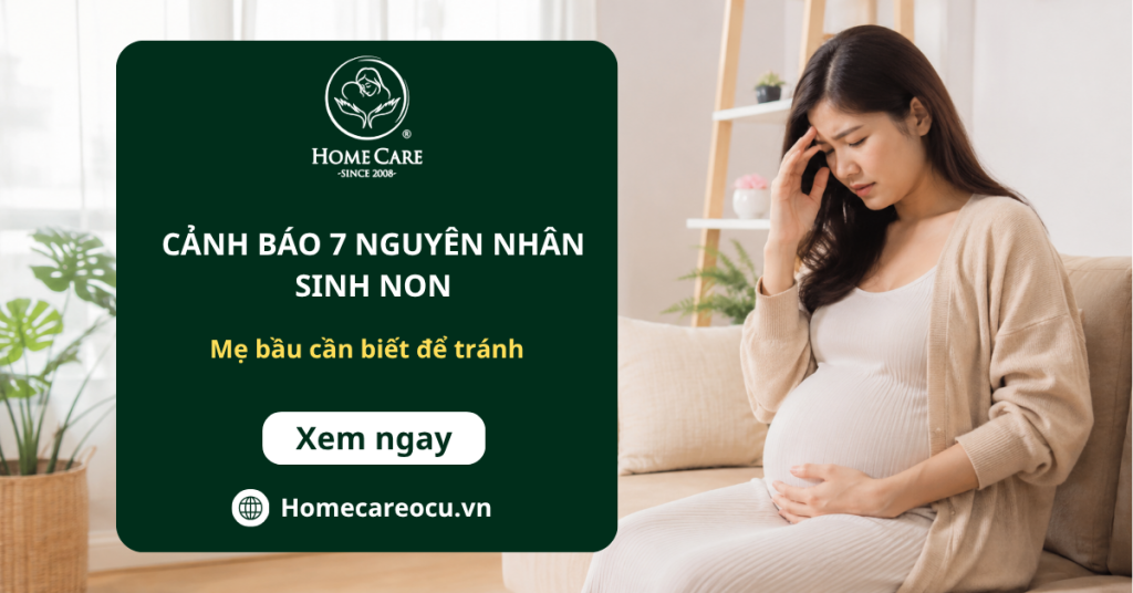 Cảnh báo 7 nguyên nhân sinh non mẹ bầu cần biết để tránh