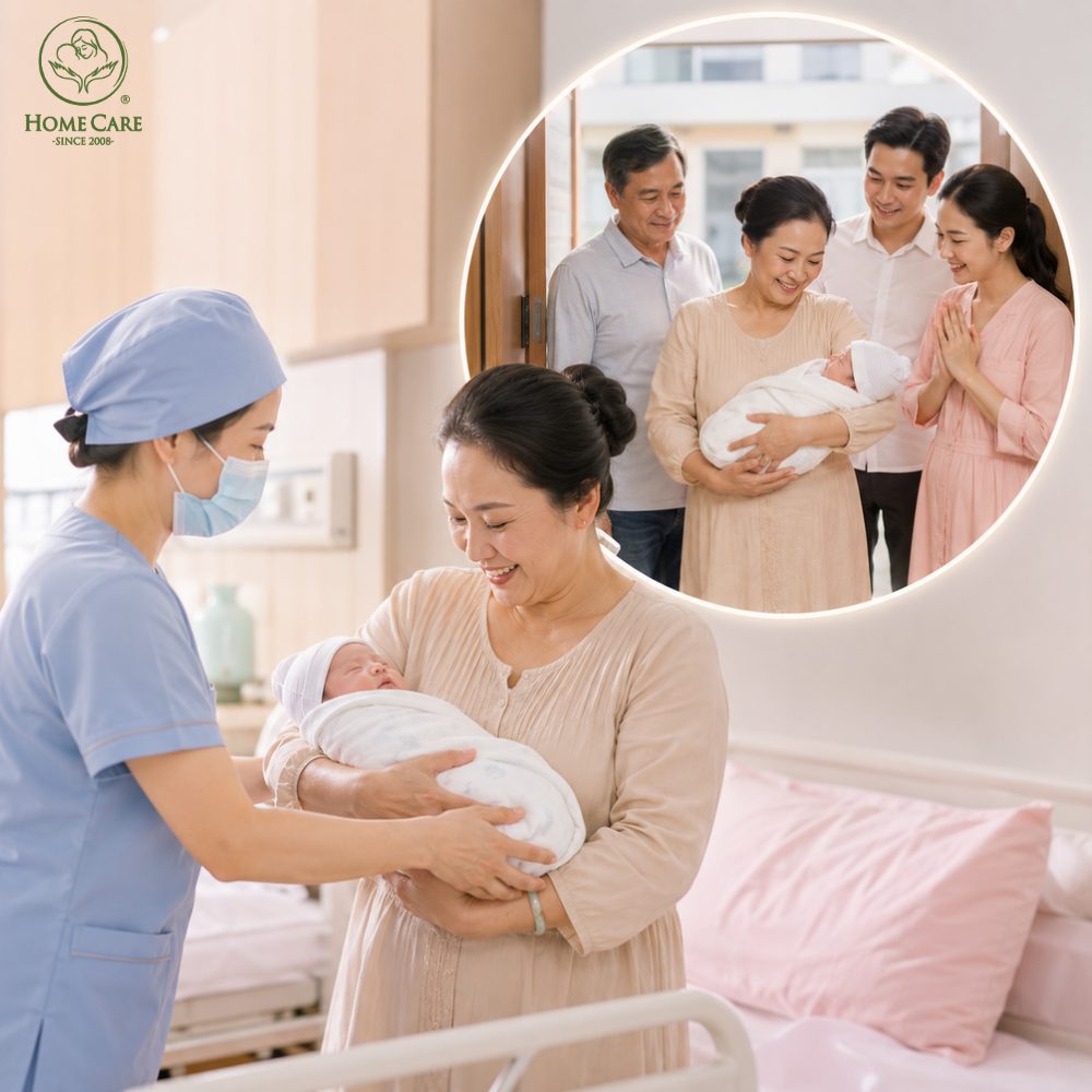 Nhờ người "mát tay" đón tay em bé