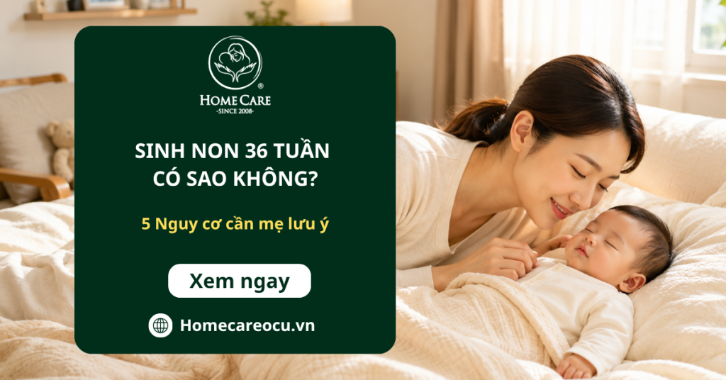 Sinh non 36 tuần có sao không? 5 Nguy cơ cần mẹ lưu ý