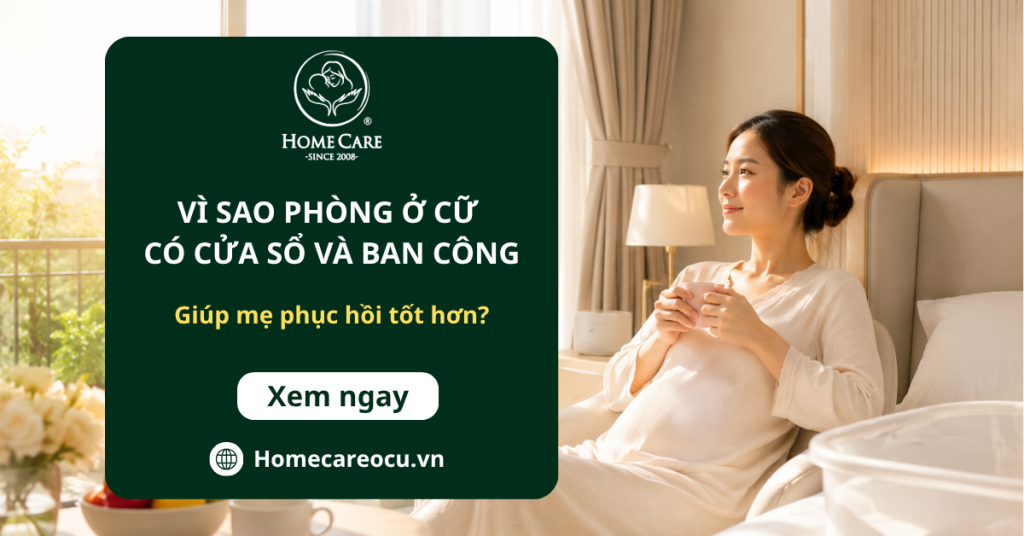 Vì sao phòng ở cữ có cửa sổ và ban công giúp mẹ phục hồi tốt hơn?